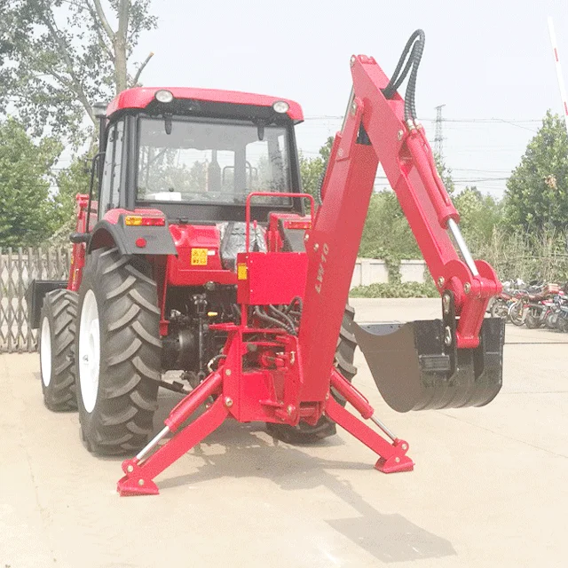 Hot Sale Compact Tractors 3-Point Backoe Small Backhoe Machine