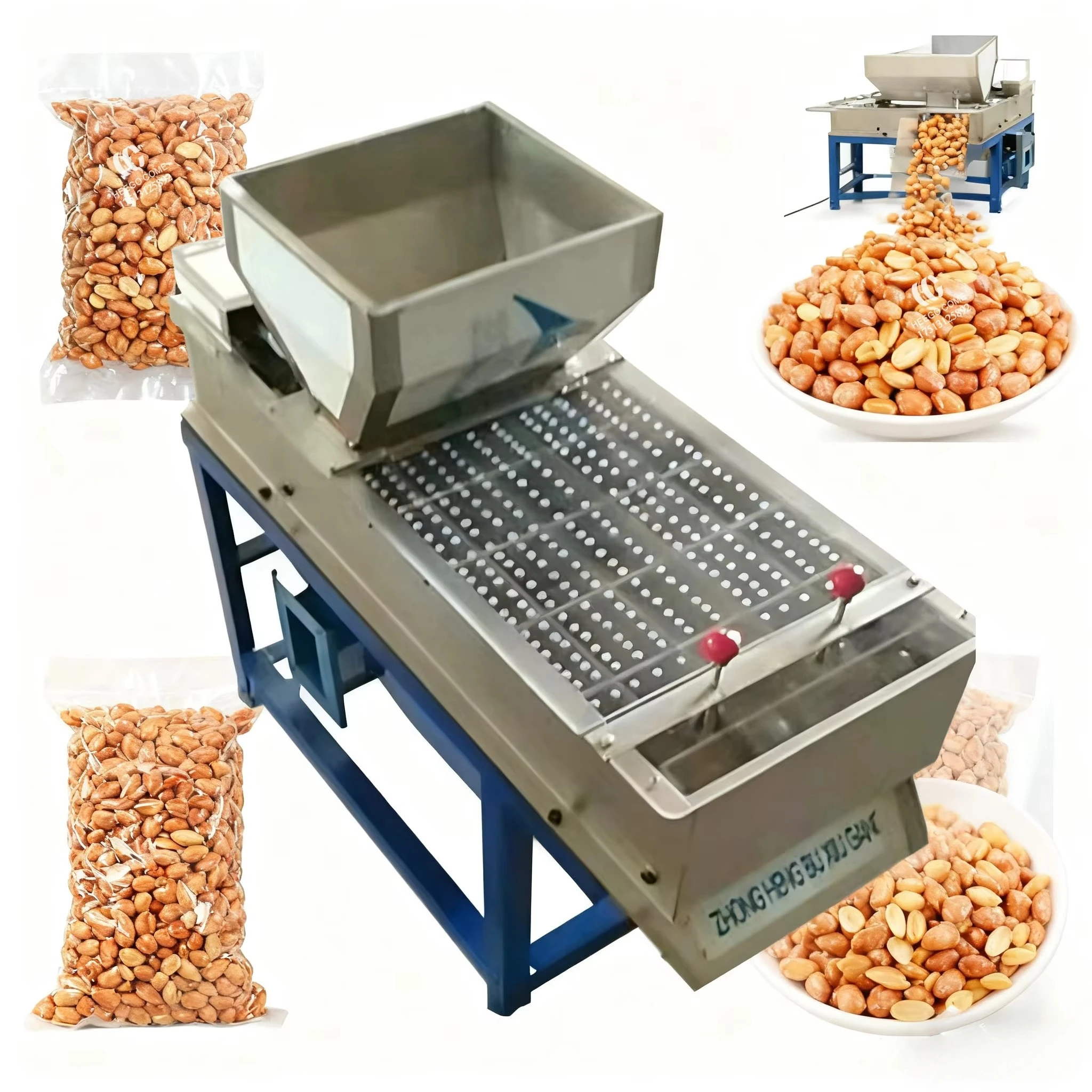 Hot Selling Groundnut Peanut Red Skin Peeling Machine Peanut Sheller Machine