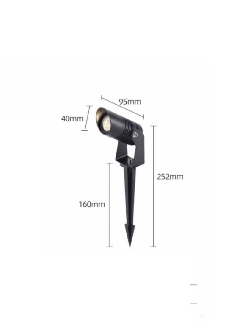 LED Garden Lighting 7W 5W 10W  Outdoor Spike Lawn Lamp Waterproof Terrace Garden Decoration Path Spotlights AC220V 110V DC12V