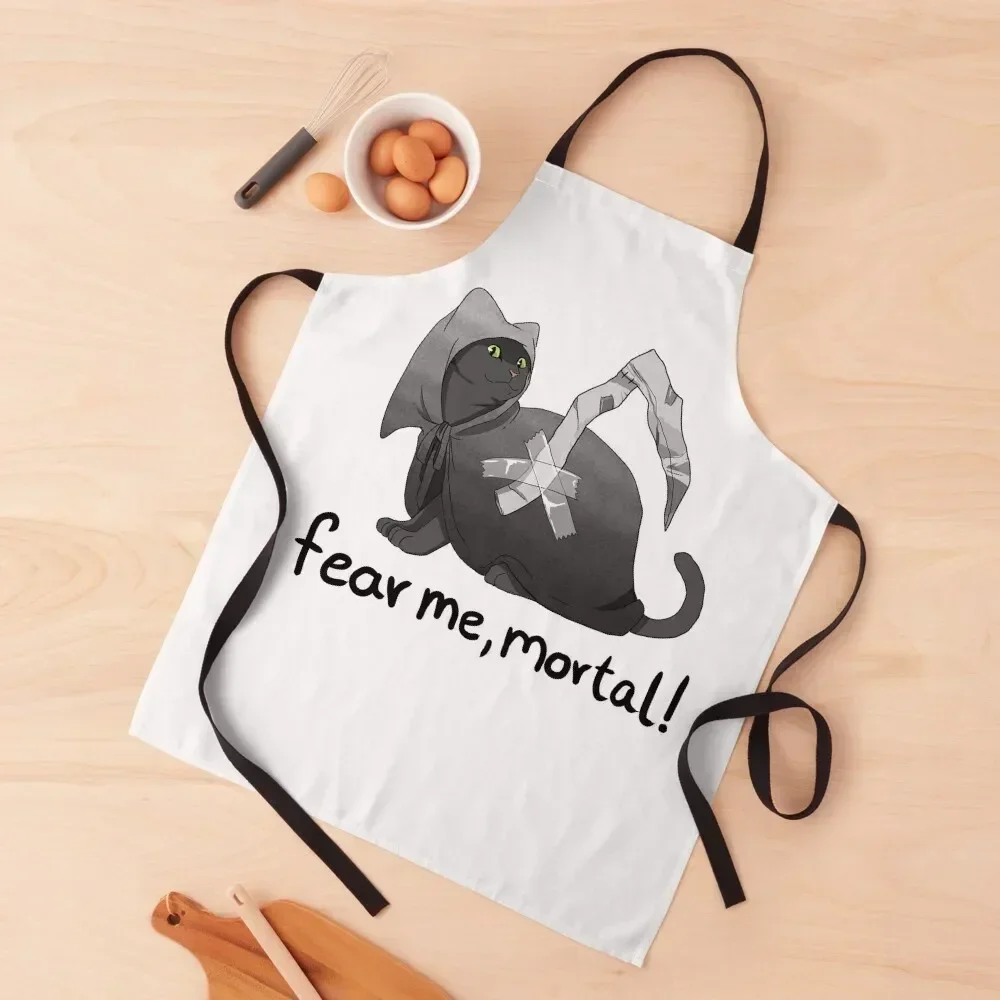 Fear me, mortal! Apron Kitchen Women useful gadgets for home Barber Apron