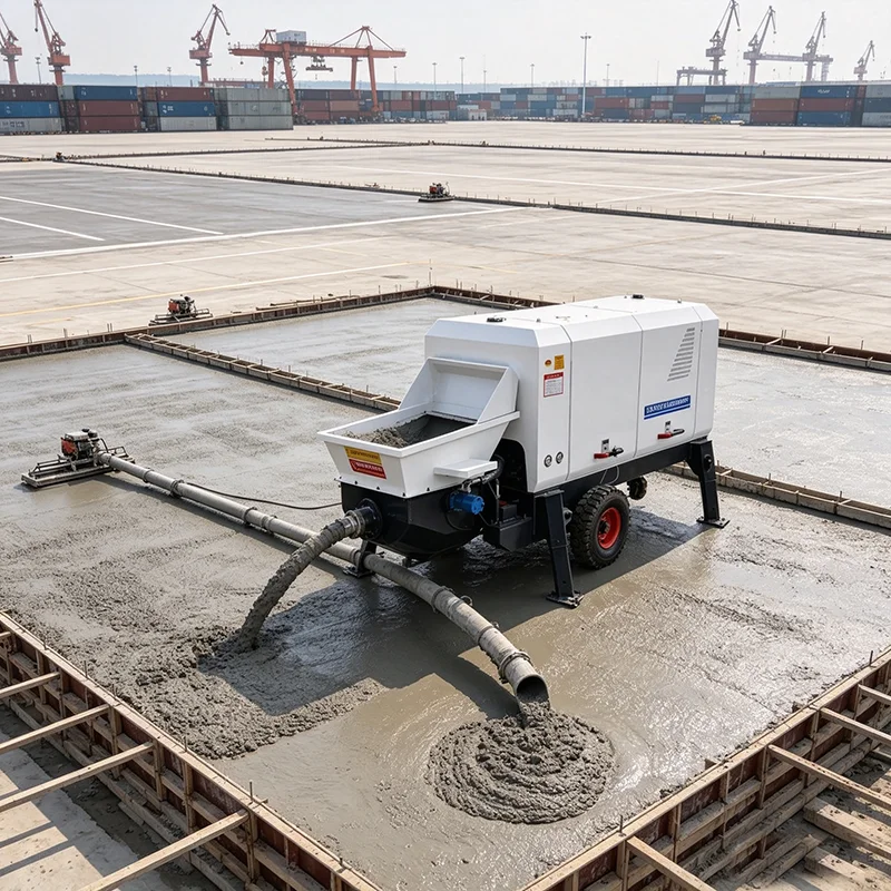 High Pressure Concrete Line Pump Stationary Concrete Pump Equipment for Civil Construction Job