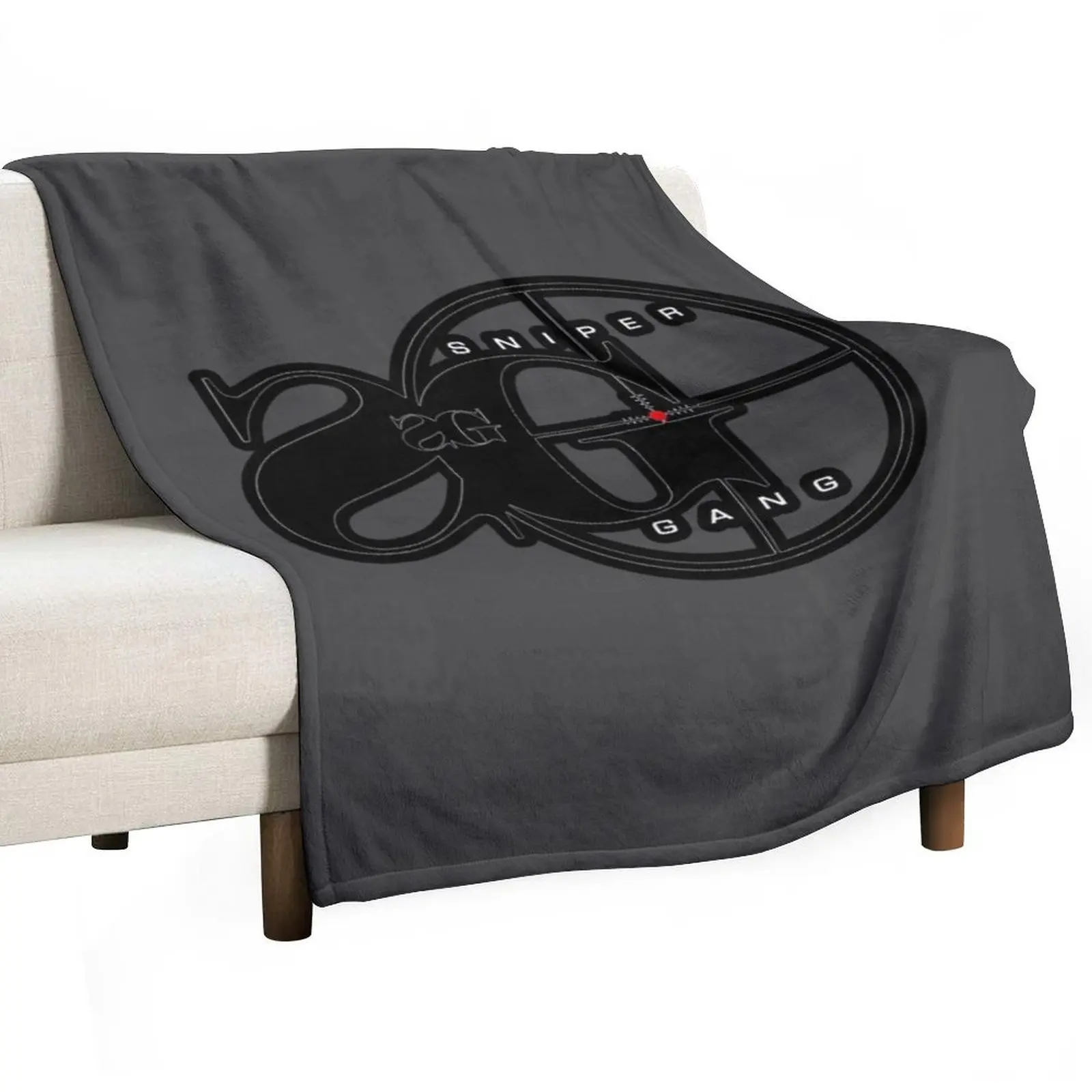 Snipergang Logo Kodak Black Throw Blanket Blankets For Bed halloween Blankets