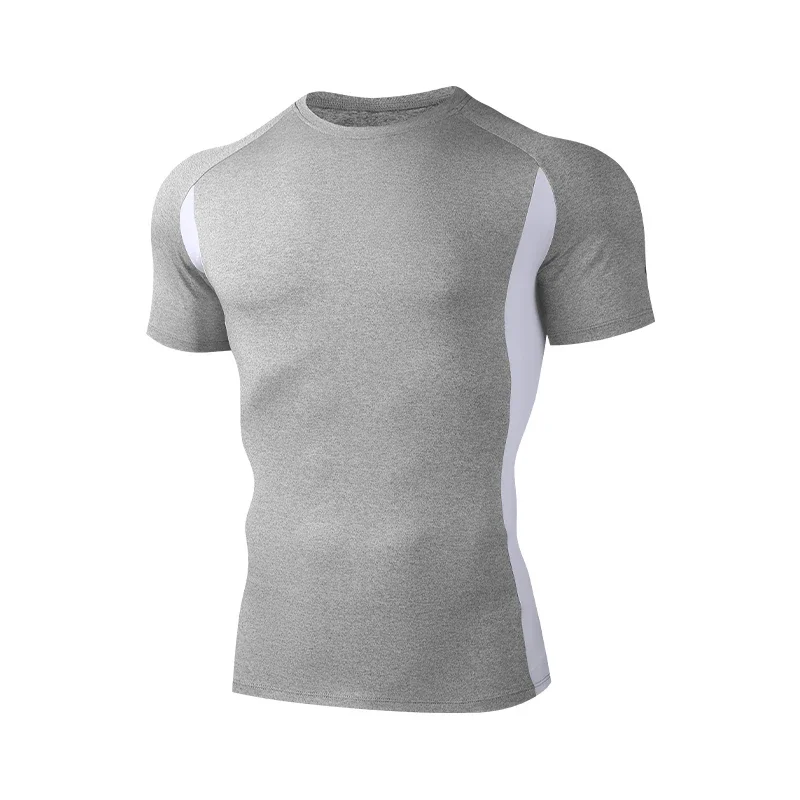 

Sports T-shirts men's fitness clothes, tight quick-drying clothes basketball and football training short-sleeved running clothes