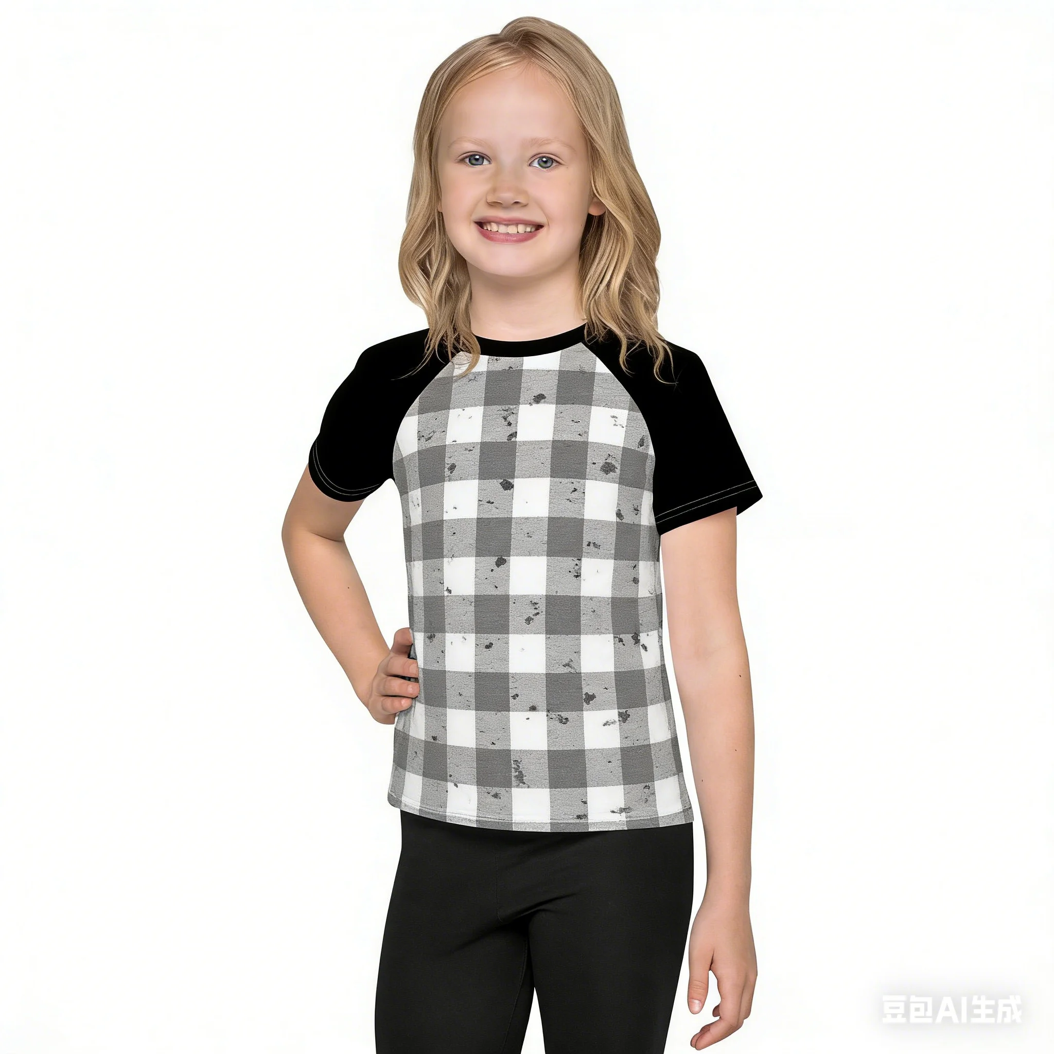 Kids Max Mayfield TV Character T-Shirt Boys Girls Red White Grid Pattern Short Sleeve Summer Top Casual Style Tee Shirt