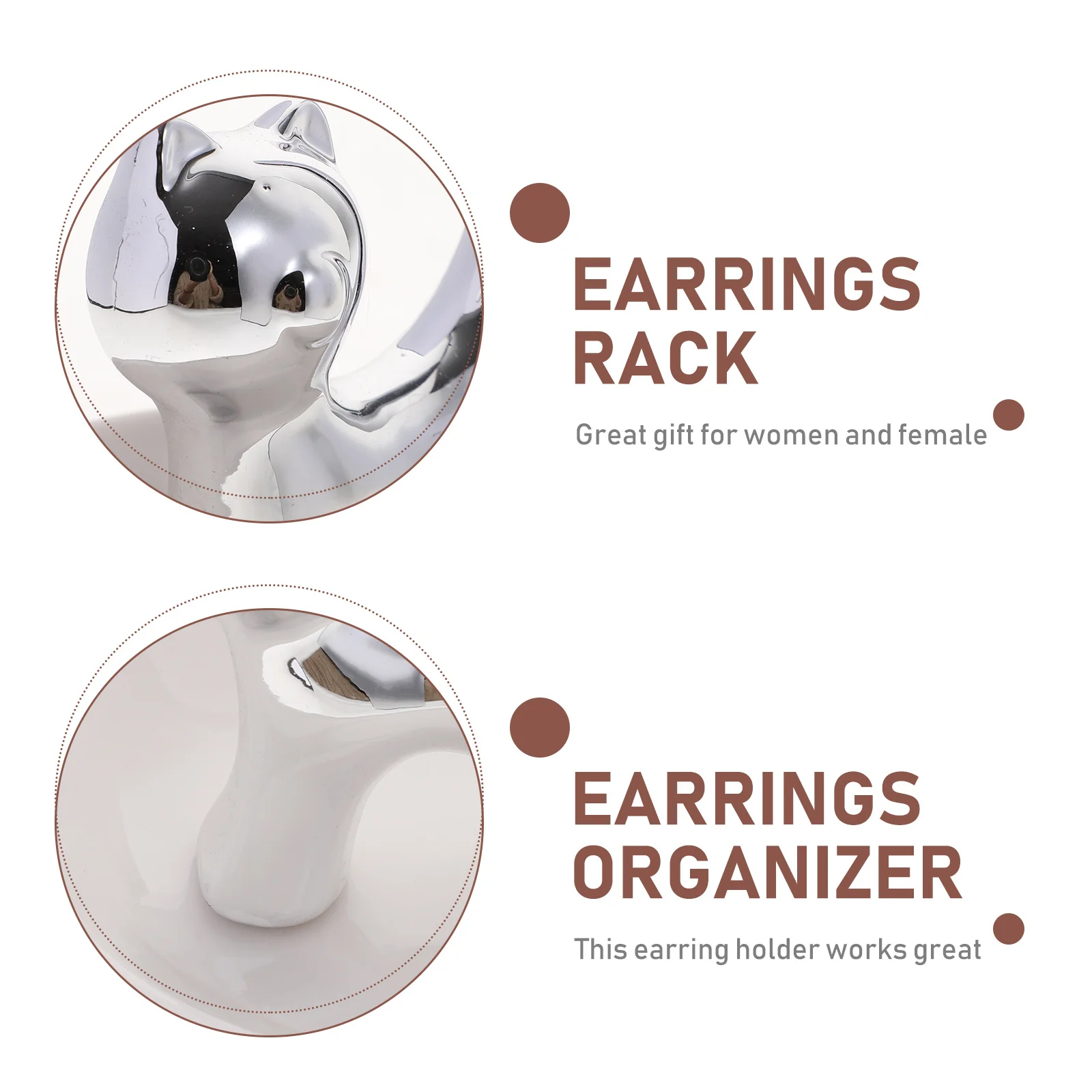 

Jewelry Display Plate Storage Tray Ceramic Dish for Accessories Functional Decorative Gift Friends Bedroom Bathroom