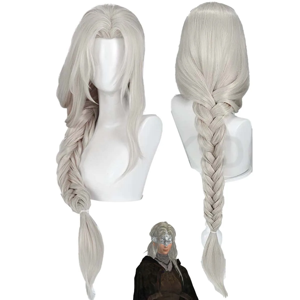 Women Game Dark Souls The Fire Keeper Ciaran Cosplay Long Braid Wig
