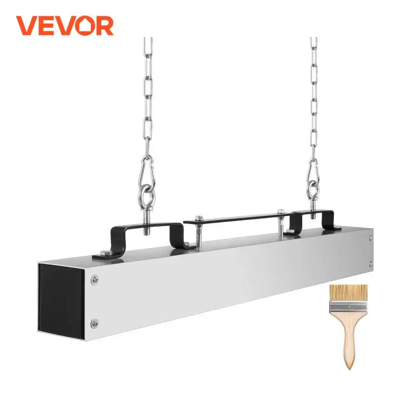 VEVOR 36 - 84 Inch Magnetic Sweeper Tool 56 - 100 LBS Capacity Forklift Hanging Suitable for Picking Up Nails Bolts Iron Chips