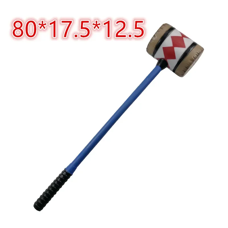 Cosplay 1:1 Anime Hammer Halloween Weapons PU Props Role Playing Game Movie Cos Hammer Model Toy Kids gifts 80cm