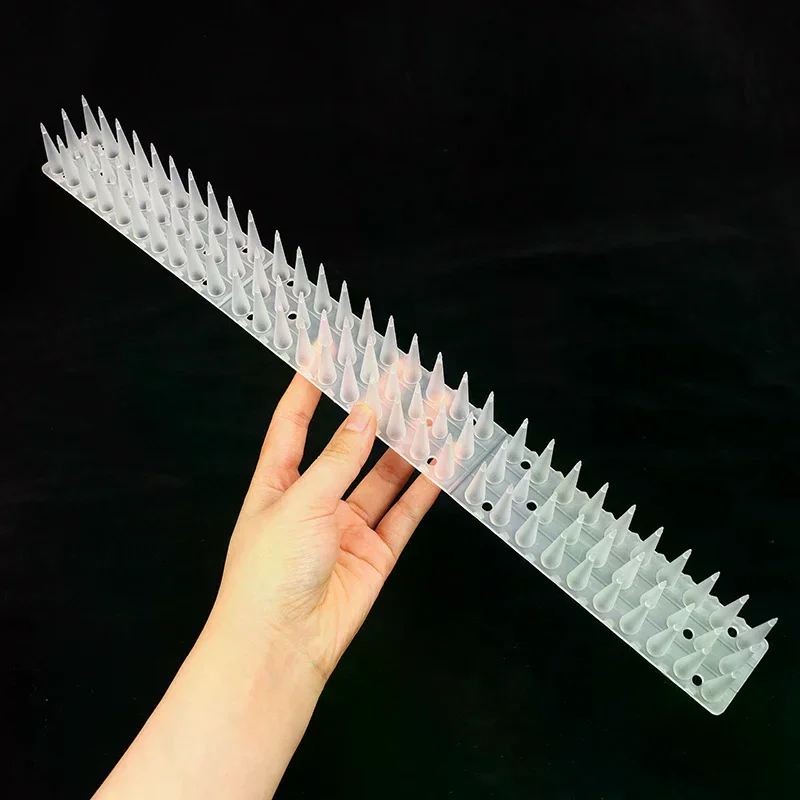 Anti Diy Accessories Repeller Cat Plastic Bird Repellent Pigeon Bird Squirrel Garden Fences Control Transparent Spikes