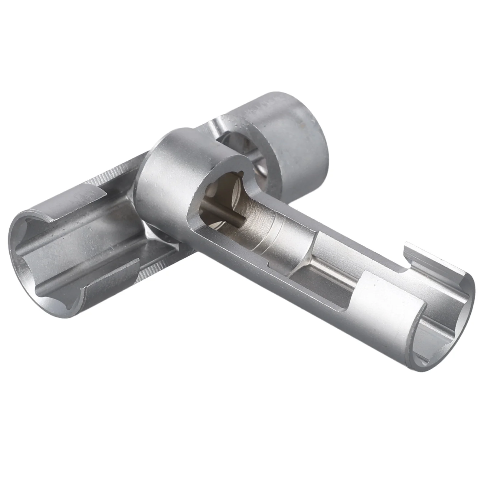 17mm 19mm Hexagonal Opening Diesel Fuel Injector Pipe Removal Sleeve Wrench Set For Hard To Reach Nuts And Bolts Socket Tools
