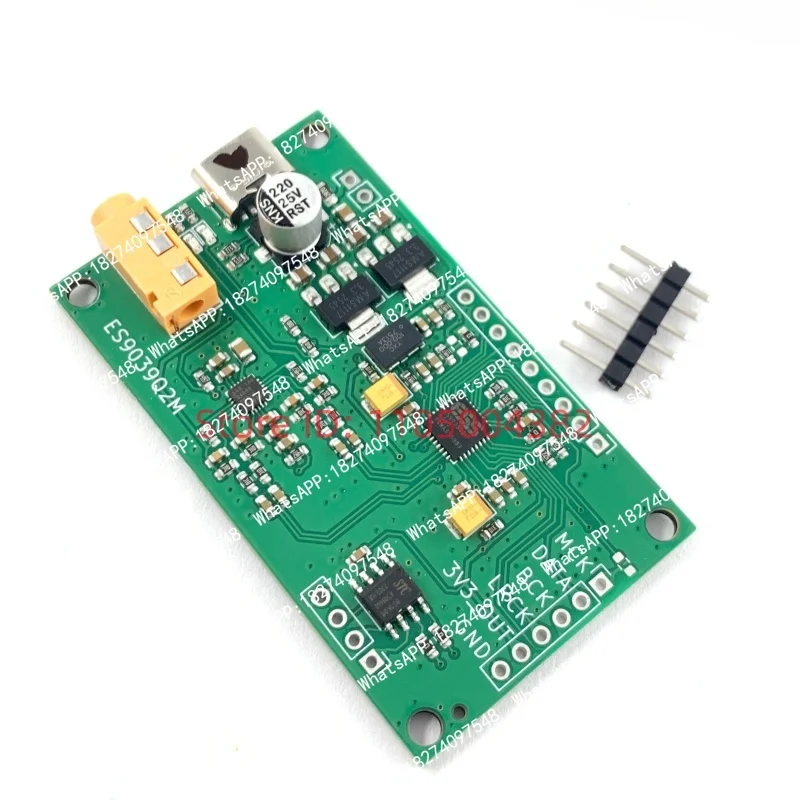 ES9039Q2M I2S DSD Digital Audio Input DAC Decoder Board Development Board, ES9601K Module