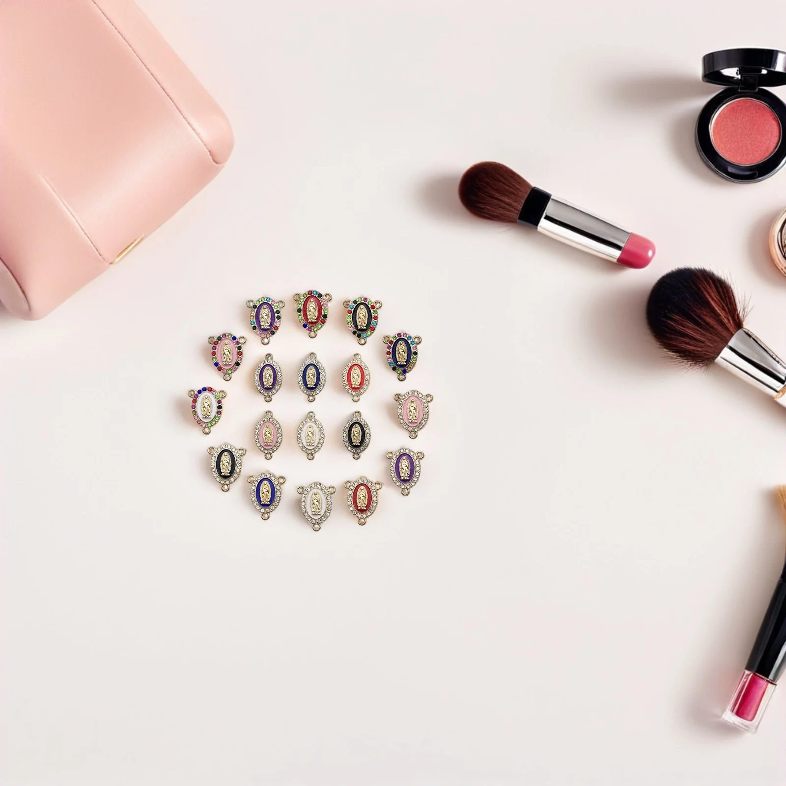 

Креативное ожерелье, подвески, браслет, серьги, кулон из цинкового сплава, сделай сам, Дева Мария, поделки, аксессуары для изготовления ювелирных изделий