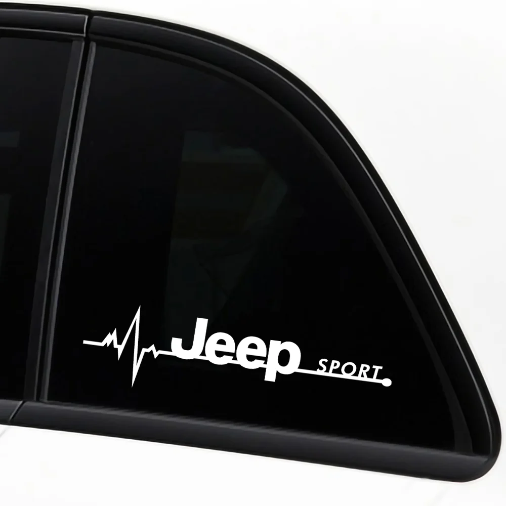2 قطعة ملصقات السيارات الرياضة السيارات الجانب نافذة شارات الفينيل اكسسوارات ل جيب رينيجيد البوصلة شيروكي رانجلر جراند شيروكي