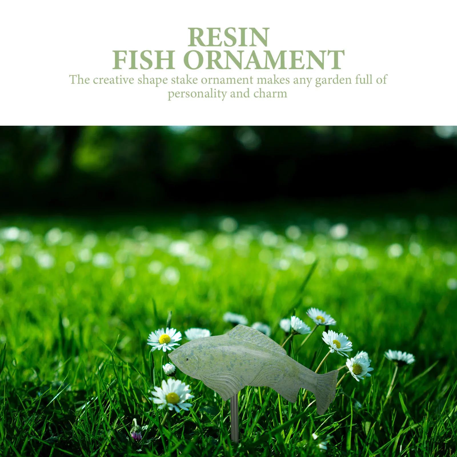 

Koi Ornament Garden Stake Decor For Yard Lawn Outdoor Scene Layout Fish Resin Craft Garden Resin Fish Yard Scene Layout Decor