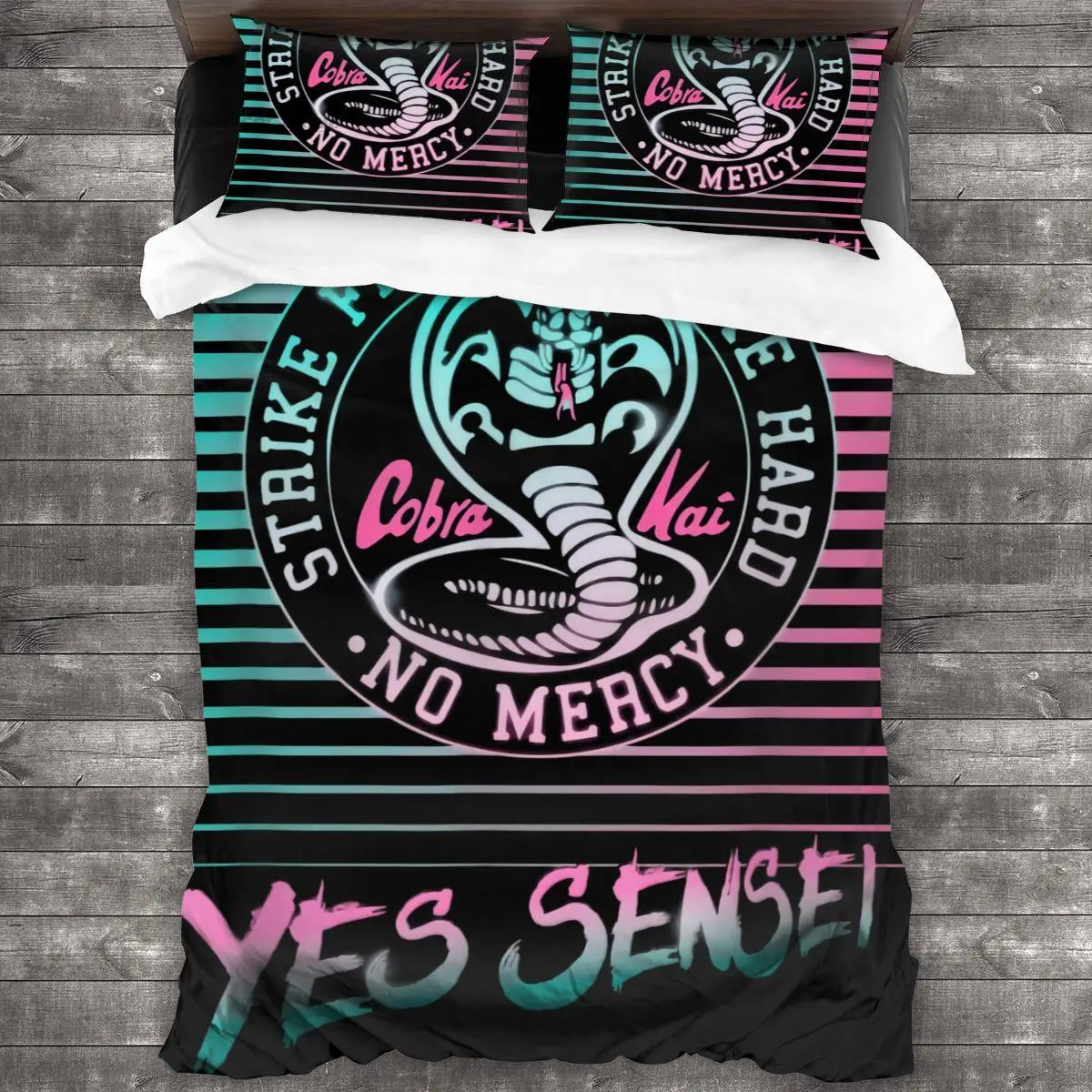

Cobra Kid Bedding Set Single Twin Full Queen King Size Bed Set Aldult Kid Bedroom Duvet cover Sets 3D Print Cobra Parure De Lit