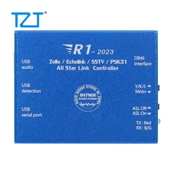 TZT R1-2023 USB Audio Interface with 6-Pin Cable USB Sound Card Version for Echolink-zello-YY-ASL