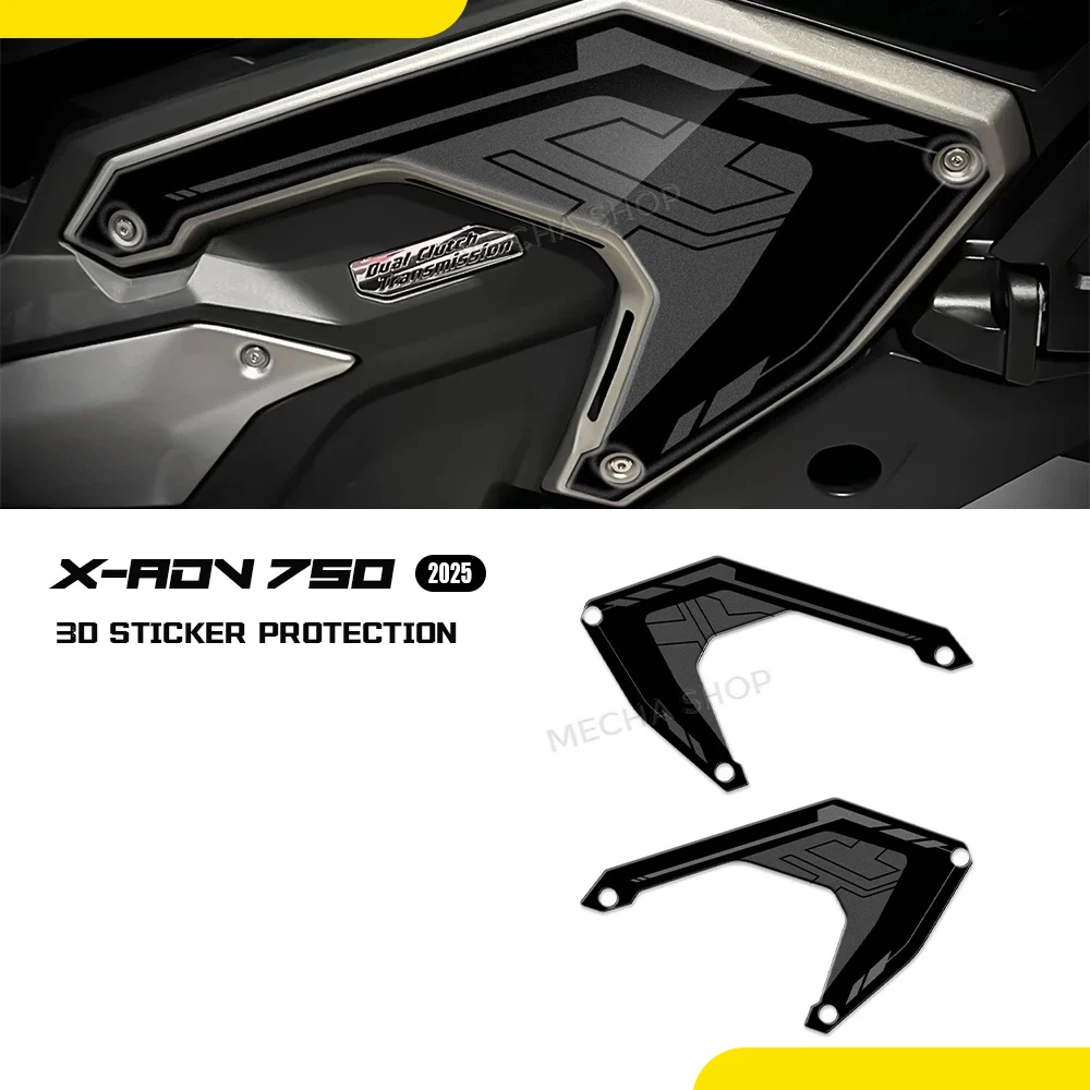 

For X ADV 750 XADV 750 2021-2025 Motorcycle 3D Epoxy Decal Protection Kit Heel Protector Stickers