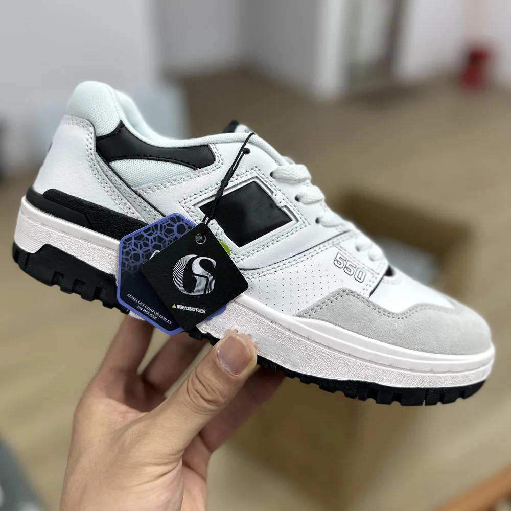 550 Zapatillas Retro Cómodas, Transpirables, Casuales, Ligeras, Antideslizantes, Resistentes al Desgaste, de Caña Baja para Hombre y Mujer