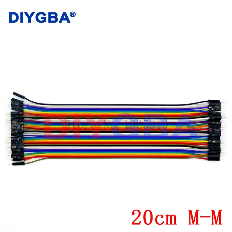 Dupont Line 120pcs 20CM 40Pin Male to Male + Male to Female and Female to Female Jumper Wire Dupont Cable for Arduino DIY KIT