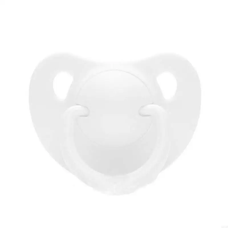 Q0KB لهاية سيليكون للكبار لتخفيف التوتر والاسترخاء من عيار كبير لعبة مضغ مهدئة للكبار مع فتحتين مريحة #2