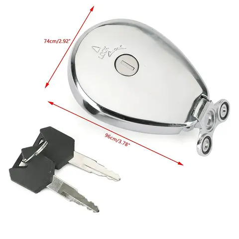 51049-1142 Lås till bränsletanklock med nycklar för Kawasaki BJ250 250TR Estrella Custom RS VULCAN 500 400 ZR1100 Zephyr 1100 12 best sales Kawasaki VN 1500 tillbehör - №1