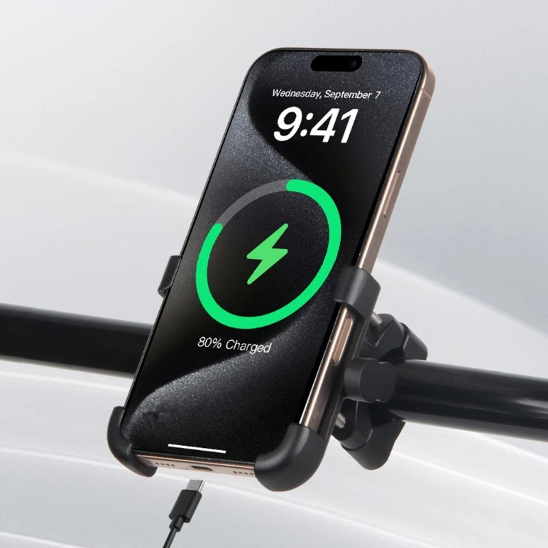  Aluminum Alloys Bike Phone Stand Adjustable Phone Clamps Scooter Phone Clip