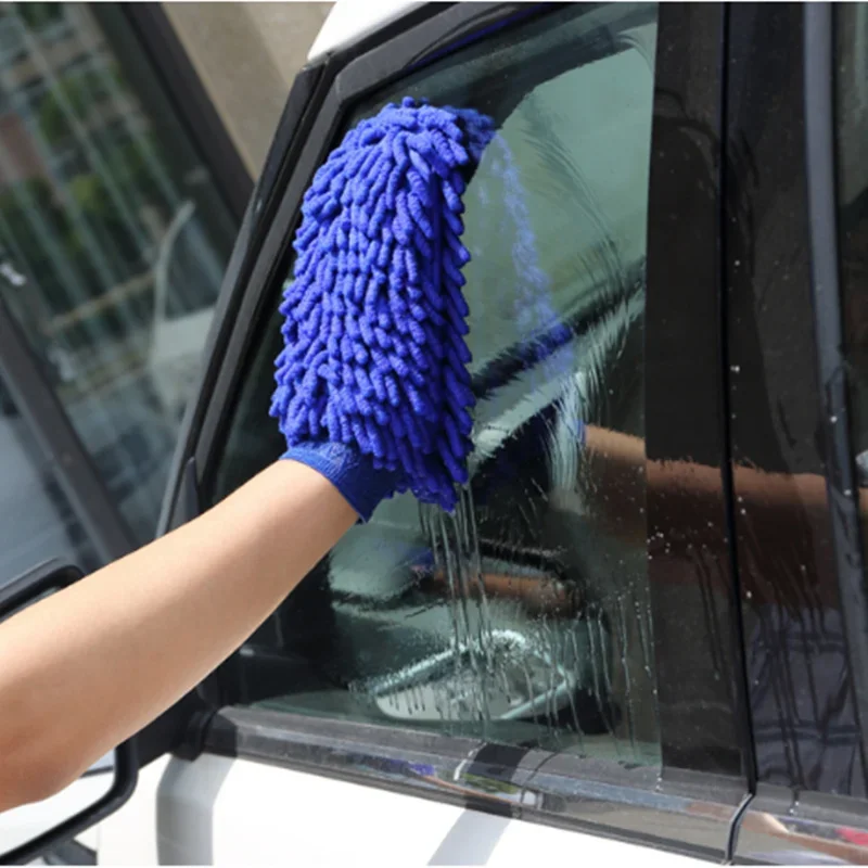 Car Wash Gloves Brushes Microfiber Car Care Cleaning Brushes for Volkswagen VW Golf 4 6 7 GTI Tiguan Passat B5 B6 B7 CC Jetta