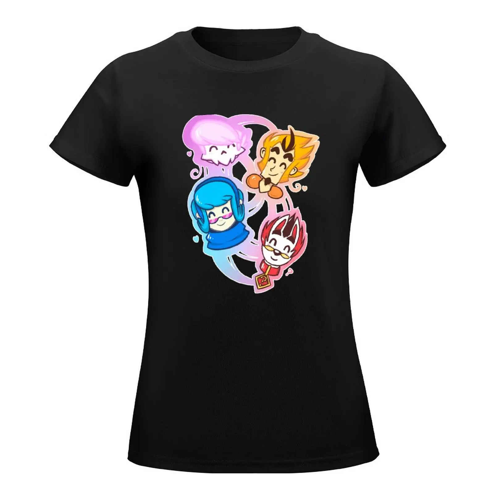 Mystery Skulls T-Shirt animal prinfor Aesthetic clothing clothes for woman