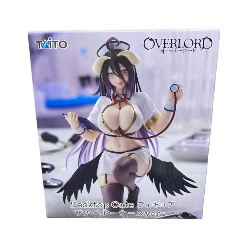 

In Stock [Genuine] Original Taito The Animation Overlord Desktop Cute Albedo Nurse PVC Figure Model Collector Figurine Doll Toys
