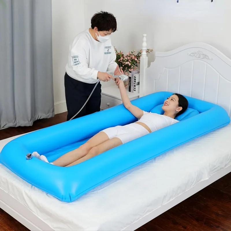 Elderly Electric Inflatable Shower Beds for Paralyzed Patients Nursing Supplies Disabled Elderly Bath Tank