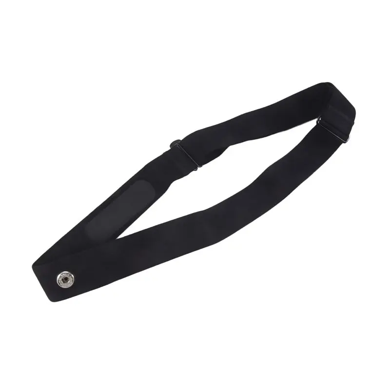 Heart Rate Belt Chest Strap Heart Rate Sensor Monitor Strap Elastic Soft Strap Band For Coospo Polar Wahoo Garmin Mount Black-A2