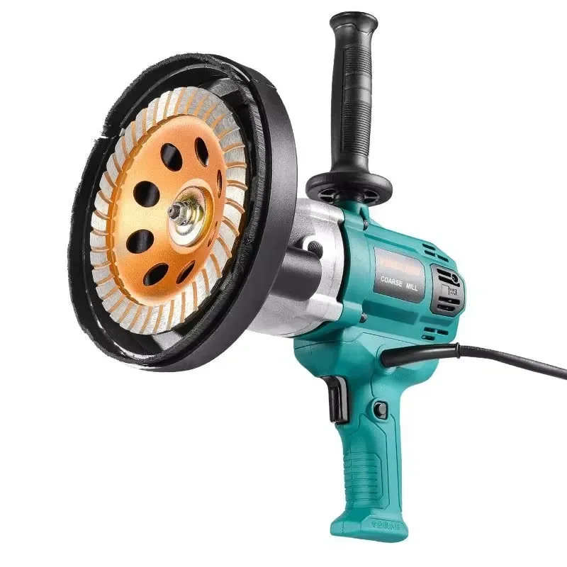 Multi-function Dust-free No Dead Angle Grinding Machine Small Handheld Concrete Floor Wall Ground Concrete Cement Rough