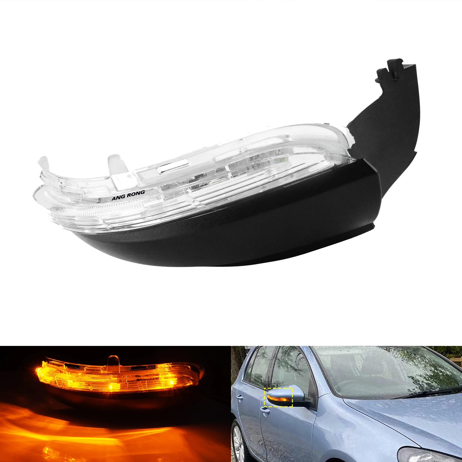 For VW Golf 6 MK6 2009-13 Right Side LED Wing Door Mirror Indicator Signal Light