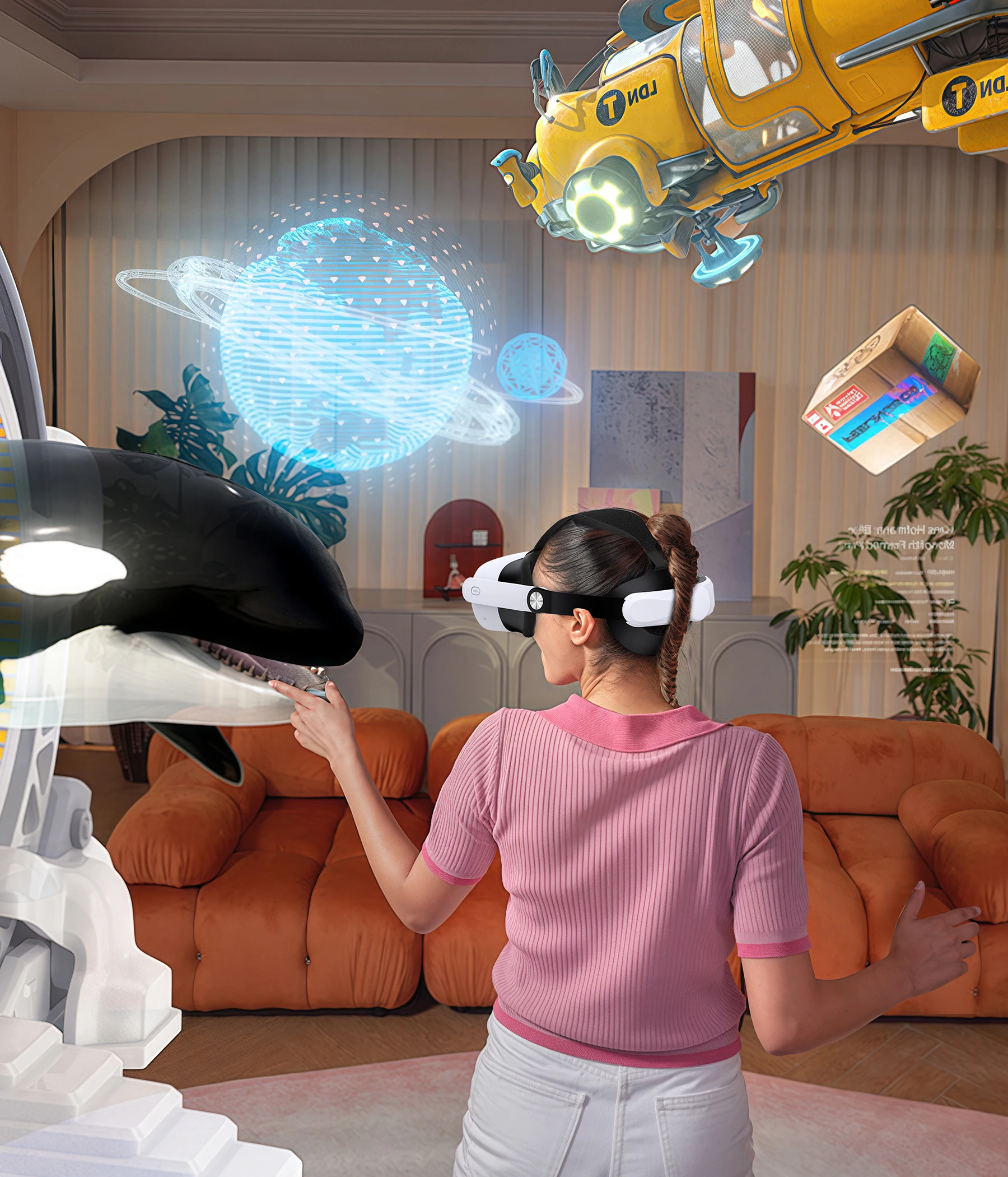 BEBONCOOL メタクエスト 2/3/3S VR エリートストラップ用高度な調節可能なヘッドストラップ – 精密フィット、快適なデザイン、クイックリリースヒンジ