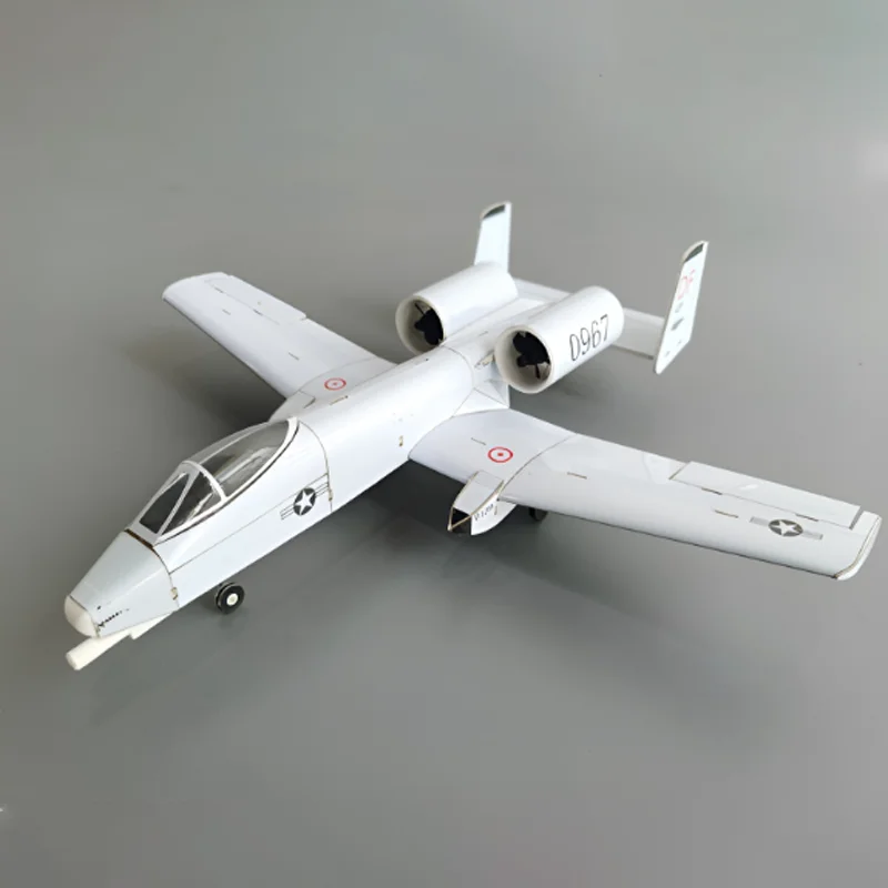 Hot Selling Remote Control Rc Fixed Wing Model Warthog Pig Dual 30 Channel Remote Control Diy Model Airplane Desktop Ornament
