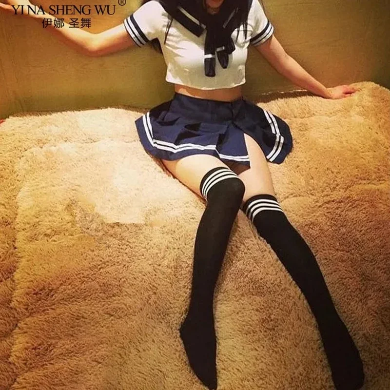 Japan/Korean Costume Schoolgirl Lingerie Dirndl School Girl Sexy Cute Costumes Women Cosplay Halloween Uniforms JK Clothing Sets