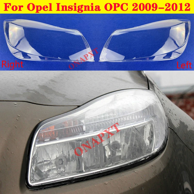 

Car Light Caps Transparent Lampshade Front Headlight Cover Glass Lens Shell Cover For Buick Opel Insignia OPC 2009-2012