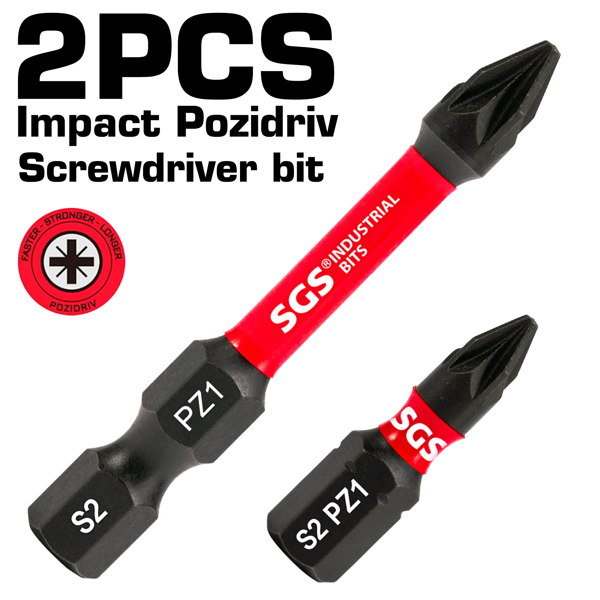 2/6 Pieces Ph1/Ph2/Ph3 High-Hardness Strong Magnetic Phillips Screwdriver Set, 25/50mm Impact-Resistant and Rust-Proof, Suitable for DIY Projects/Home Renovation/Outdoor Maintenance