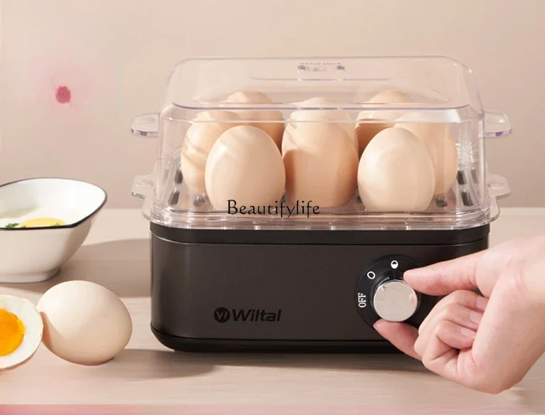 

Egg Steamer Automatic Power off New Homehold Dormitory Breakfast Boiled Egg Fantastic Product