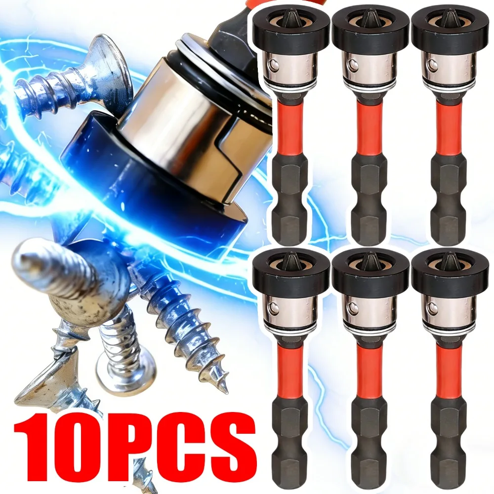 

Hex Shank Magnetic Positioning Screwdriver Bits Drywall Screw Fixer Dimpler Woodworking Power Tool Accessories High Torque Steel