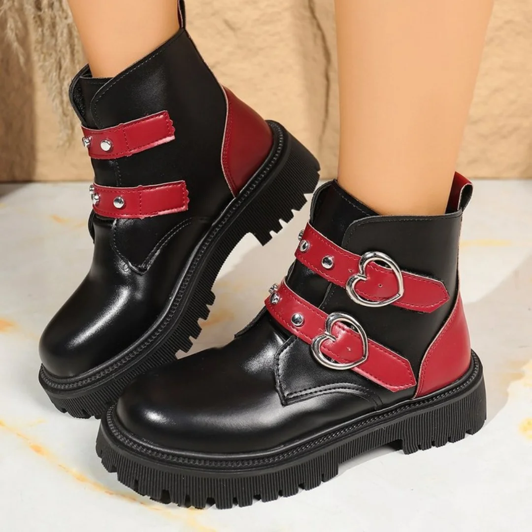 

2025 Women's leather Fashion Casual boots Comfortable plus-size women's boots Short boots
