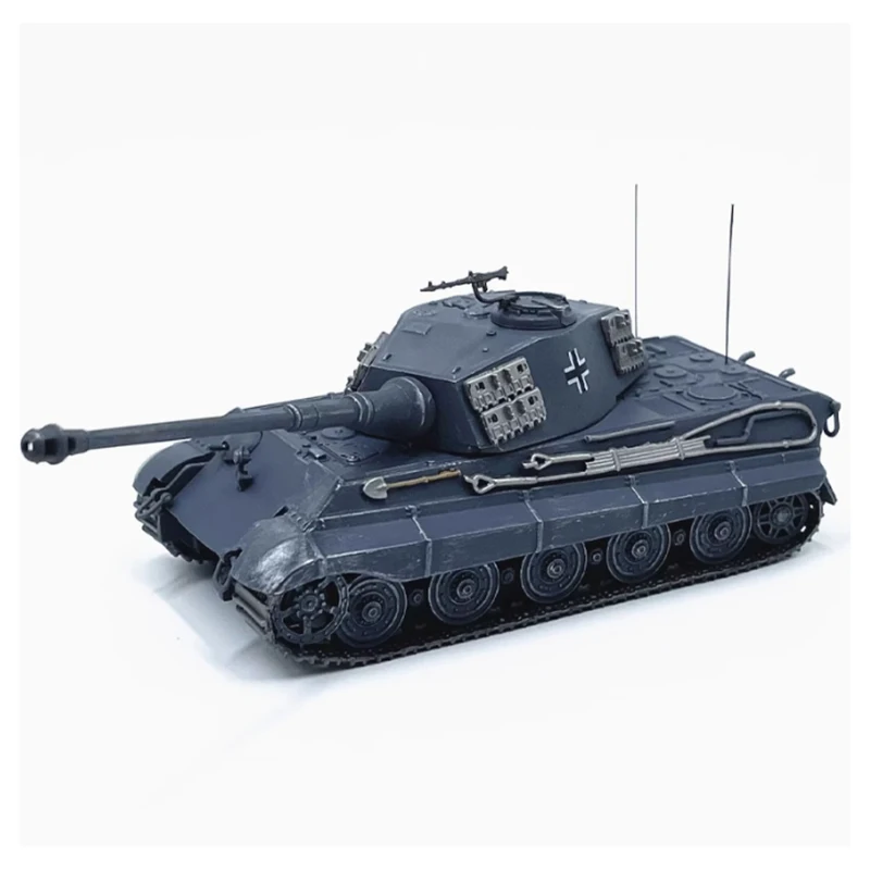 Diecast 1:72 Scale Tiger Heavy Tank Model Early Type German Grey Alloy Model Simulation Collection Decoration Gift Toys Display