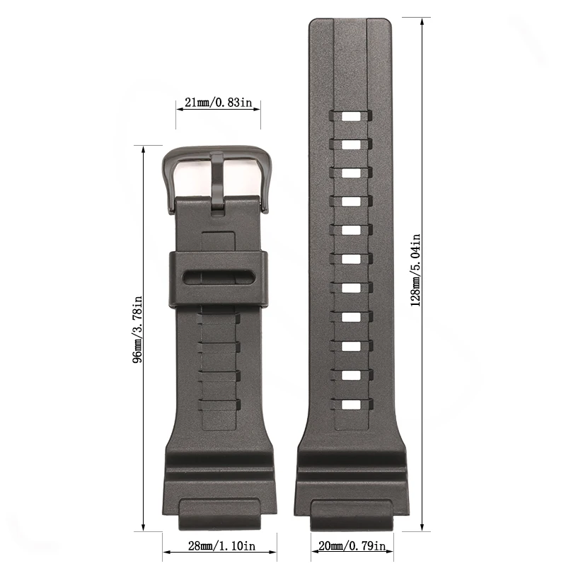 Resin Replacemnet Band For Casio MCW-200 MCW-200H AE-1400 Watchband Men's 20mm Watch Strap Sports Waterproof Bracelet