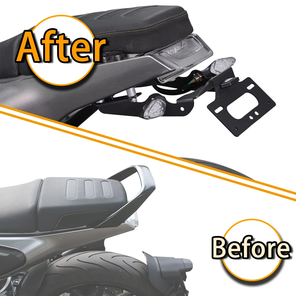 For Husqvarna VitPilen 401 SvartPilen 401 250 200 125 2020-2023 Rear Tail Tidy Fender Eliminator Motorcycle License Plate Holder view 6