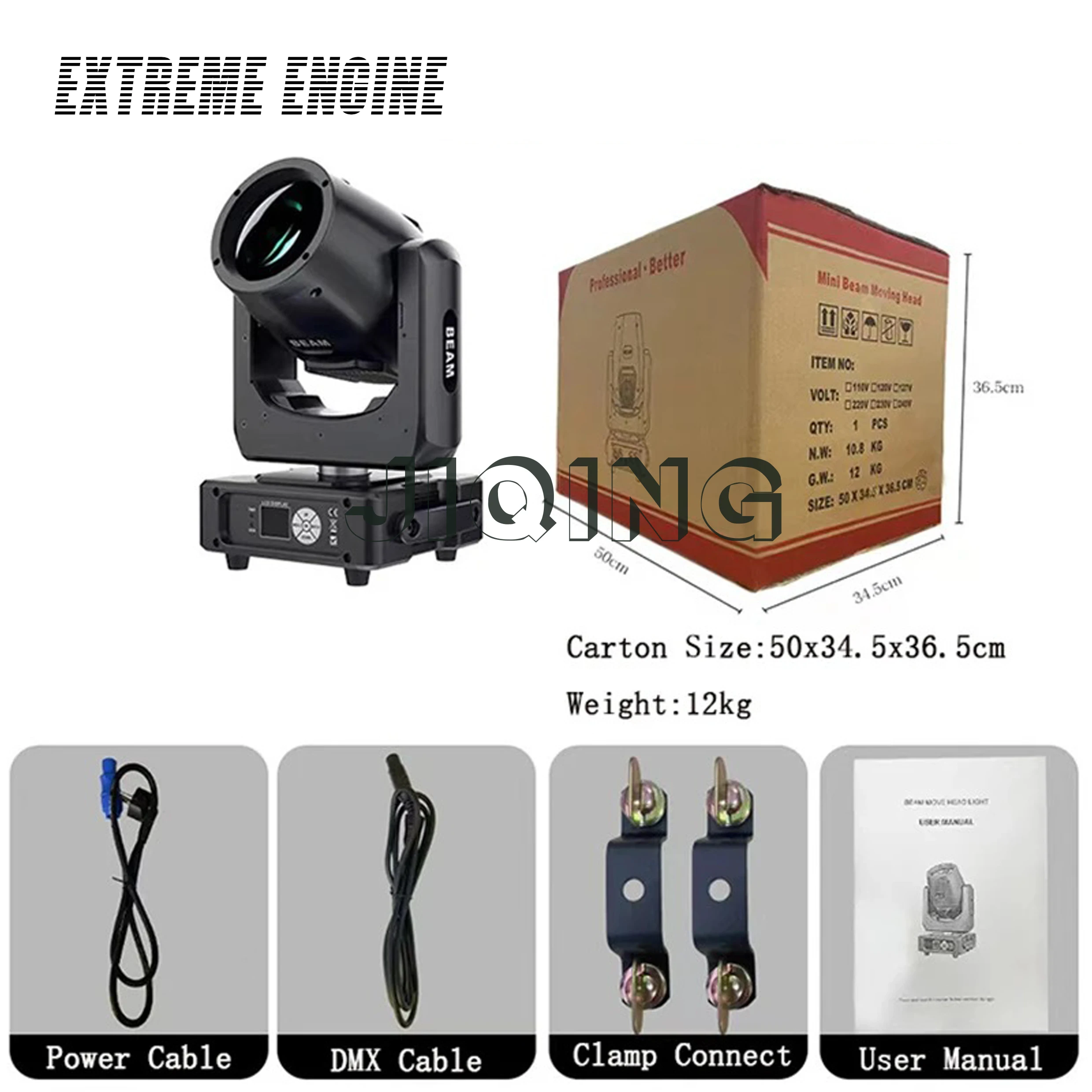 Bombillas de cabeza móvil para decoración de escenario, MINI luz Sharpy 8r de 250W, para espectáculo de moda, boda, fiesta, Festival de Música,