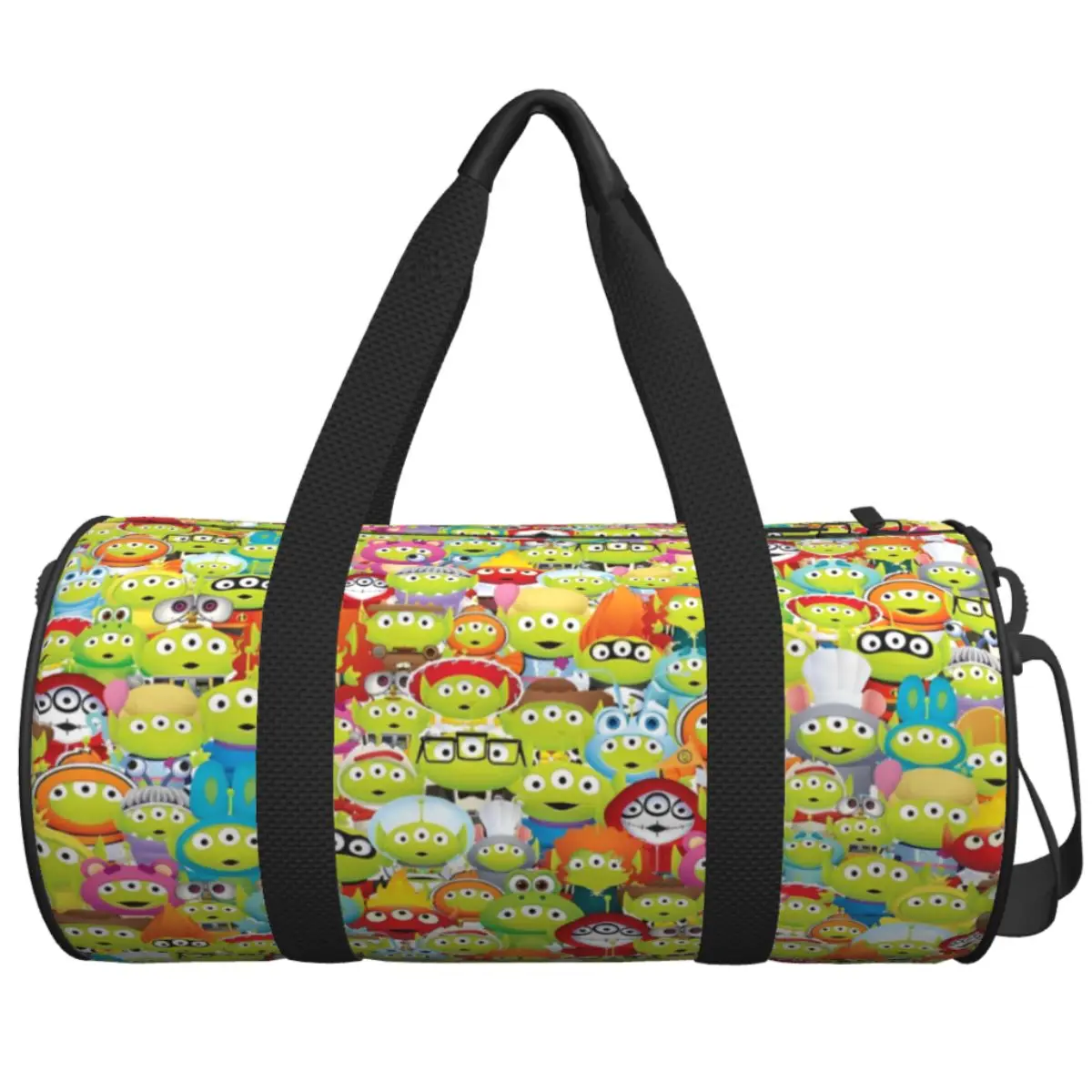 

Men Women Travel Bag Toy Story Cute Buzz Lightyear Gym Bag Large Capacity Oxford Custom Handbag Vintage Casual Sports Bag