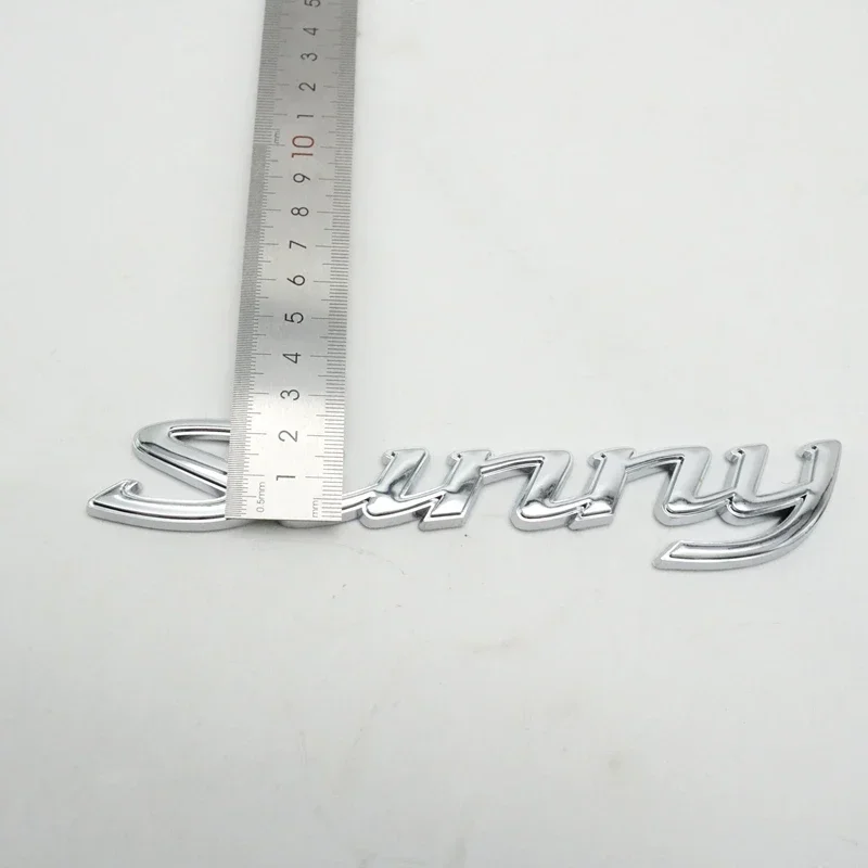 Car Tail Boot Letter Logo Styling Rear Trunk Decals Emblem Badge Sticker For Sunny B15