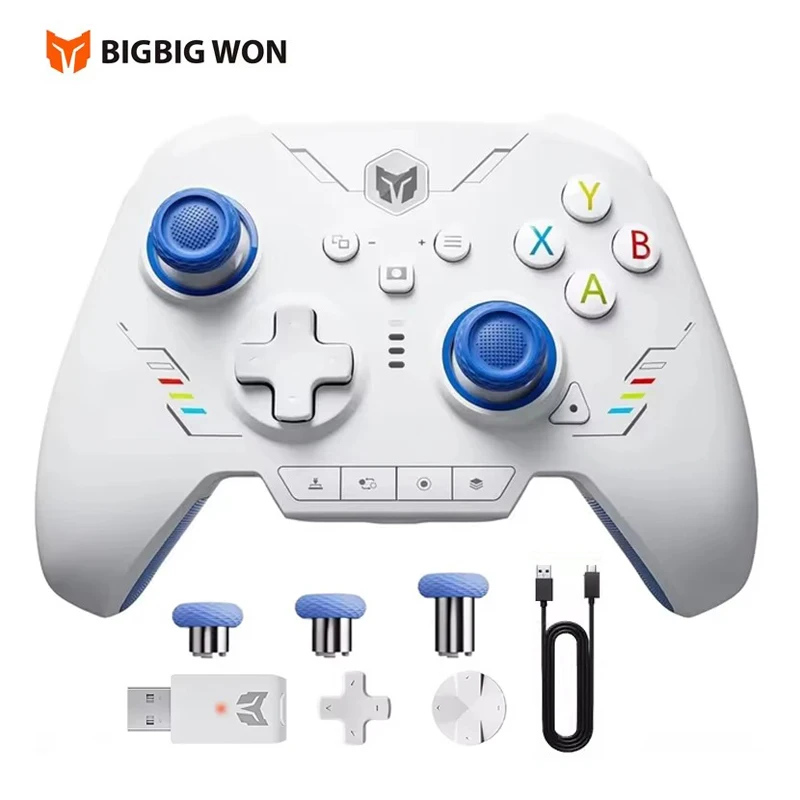 BIGBIG WON Rainbow 2 SE Wireless Gaming Controller Motion Control Hall Effect Trigger Gamepad for Nintendo Switch/PC/Android/iOS