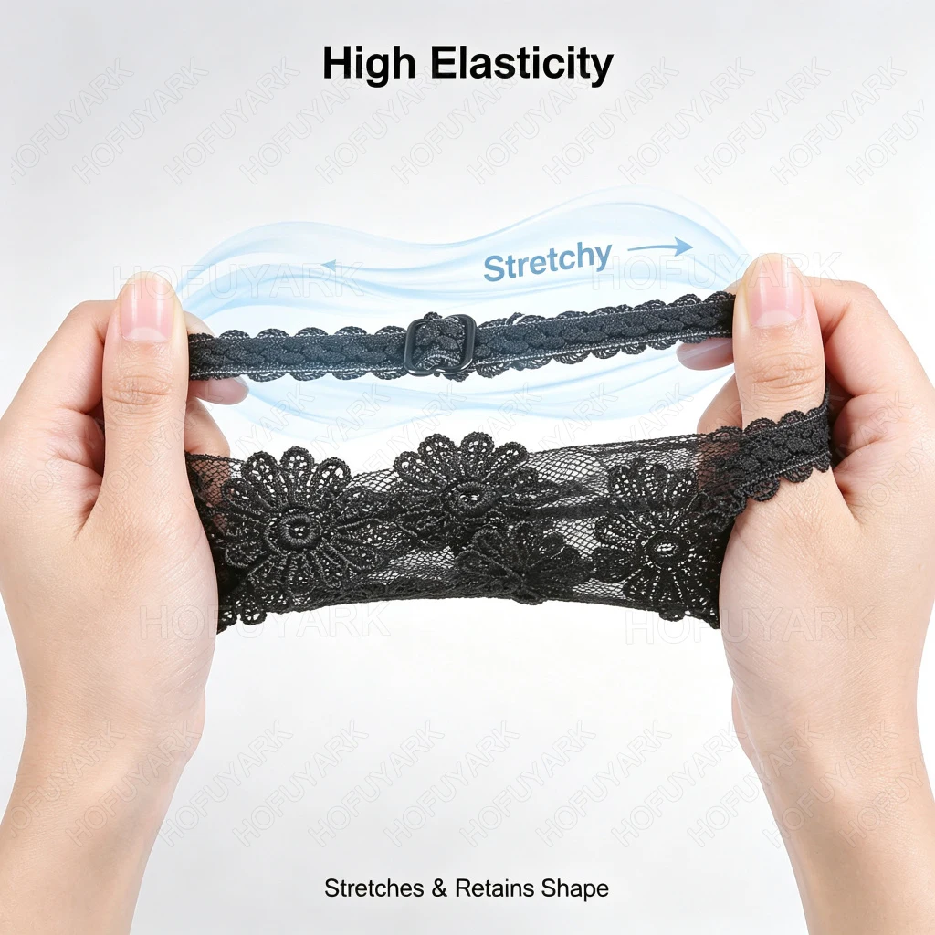 2Pairs Elastic Shoelaces for Woman Shoe Straps Adjustable Holding Loose High Heels Shoes Anti-skid Laces Wholesale Dropshipping