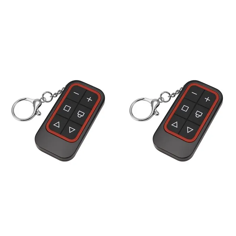 N82R 2X Wireless Remote Control 8-Channel Multi-Frequency Garage Door Rechargeable Full-Frequency Copy Remote Control Red